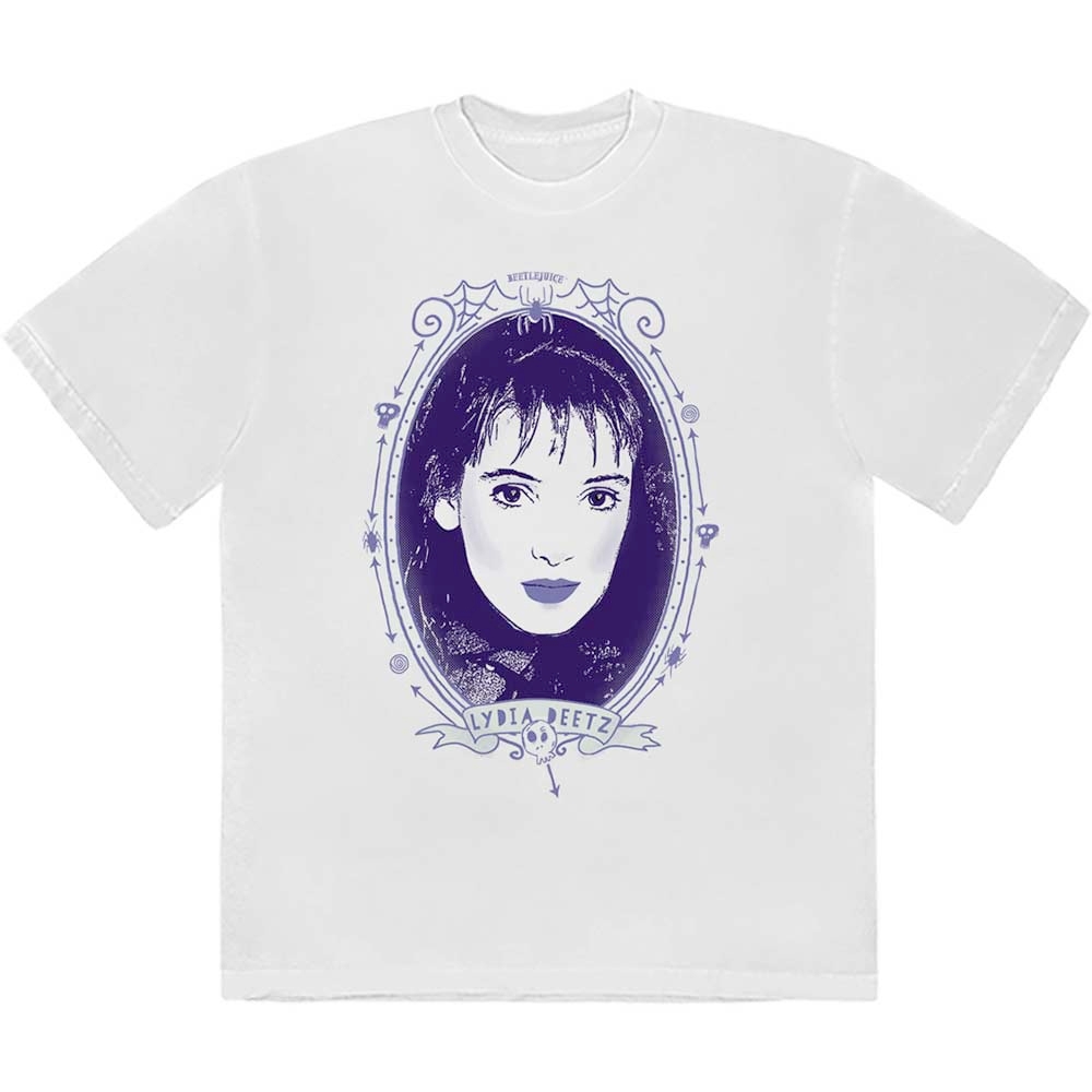 Beetlejuice - Lydia Deetz Framed Tshirt Homme - Blanc